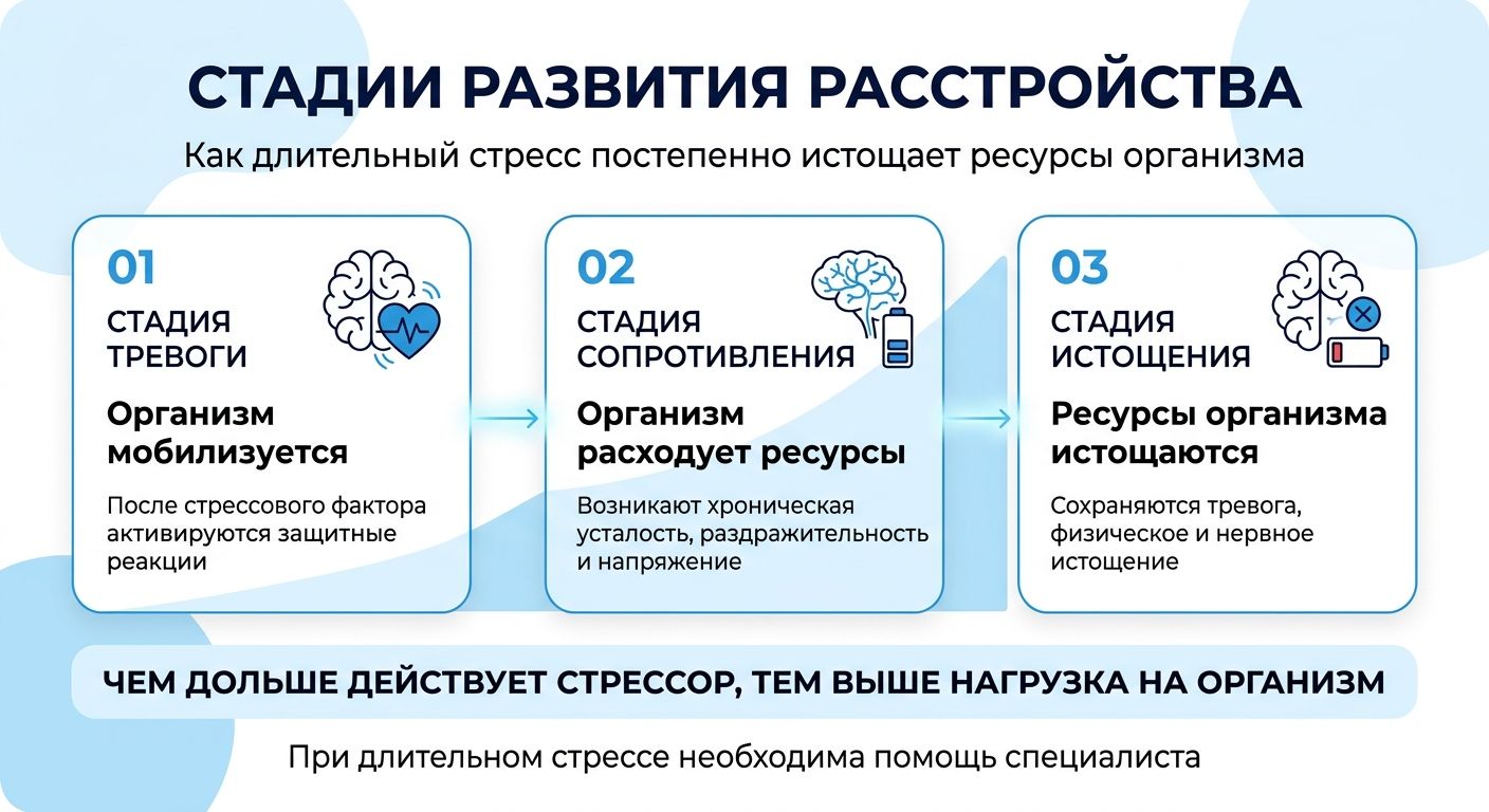 Лечение стресса в Дудинке инфографика